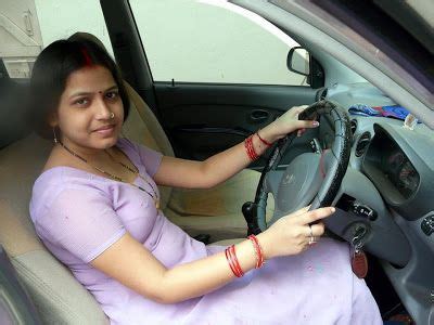 aunty in car